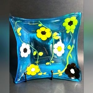 Jewelry Dish | Fused Glass | Colorful Home Decor | Gift for Her | Hostess Gift |